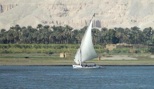 A felucca on the Nile