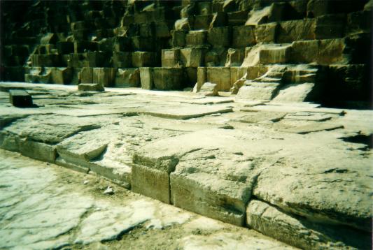 Remains of the Mortuary Temple beside Khufu's Horizon