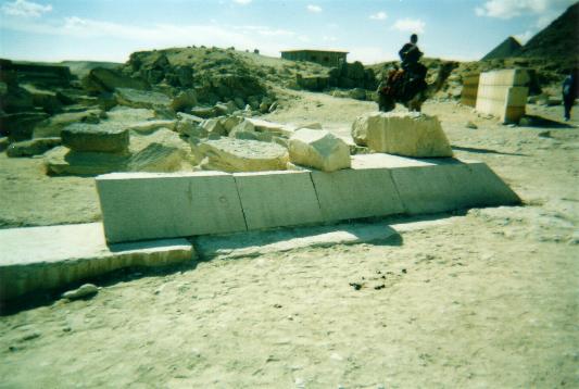The 'new' satellite pyramid near the Great Pyramid