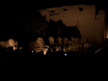 Avenue of the Sphinxes - Karnak Sound & Light Show