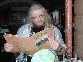 Steve in an unfortunate pose at the Beban