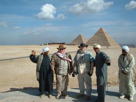 Eddie and Steve being accosted by the locals!